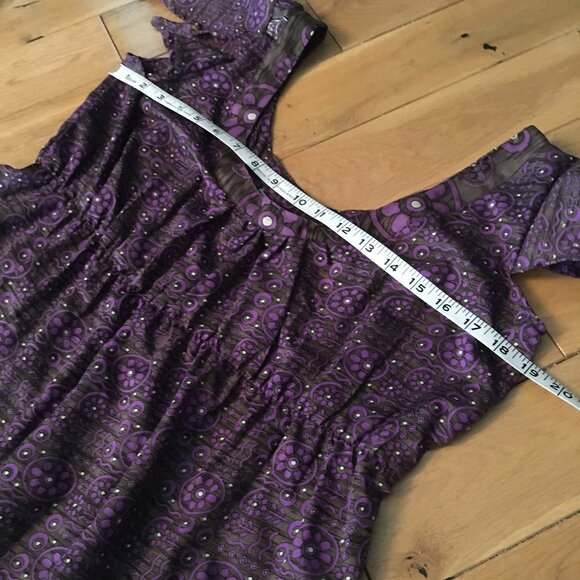 100% Silk Fairy Grunge OAK Babydoll Tank Top - Medium - Picture 13 of 16